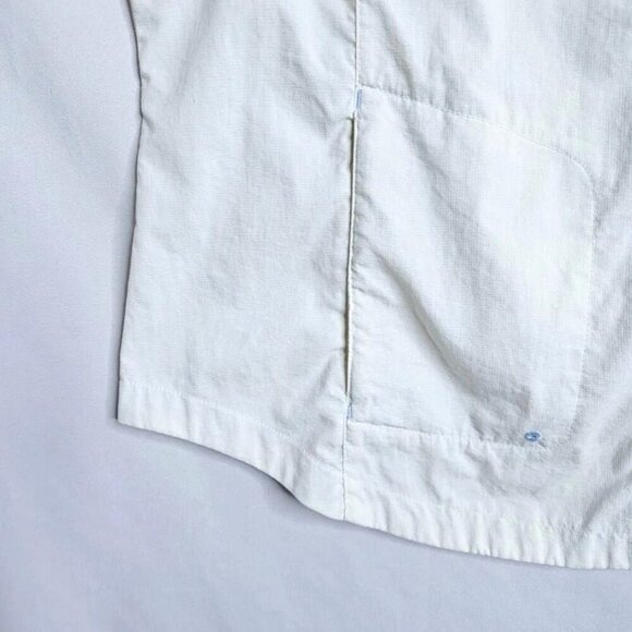 COLUMBIA SPORTSWEAR Titanium Button Up Shirt Top WHITE size XL Outdoors Casual - Picture 4 of 6